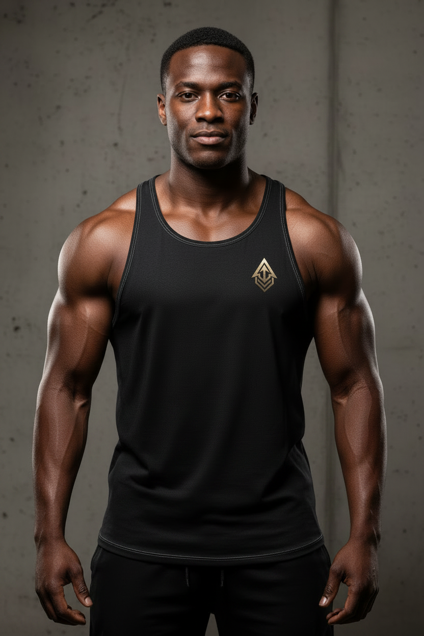 Mens Black Tank