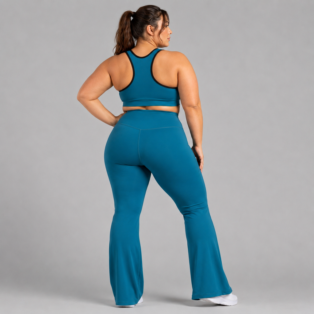 Athletic Crossed Back Sports Bra