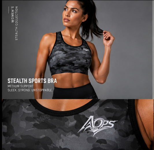 Womens Stealth Sports Bra