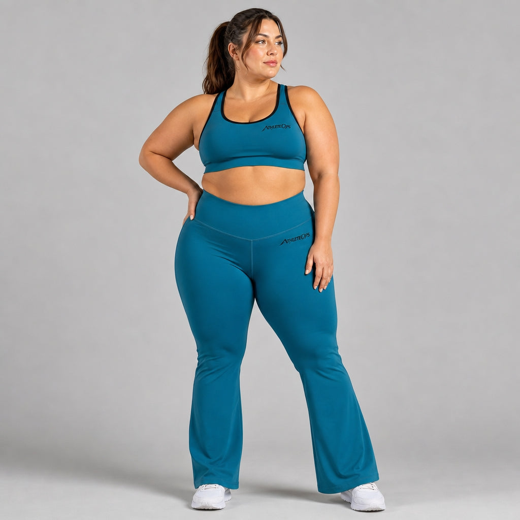 Athletic Crossed Back Sports Bra