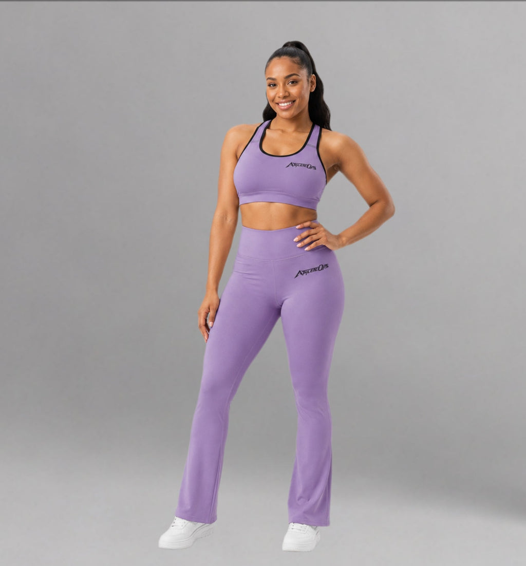 Athletic Crossed Back Sports Bra