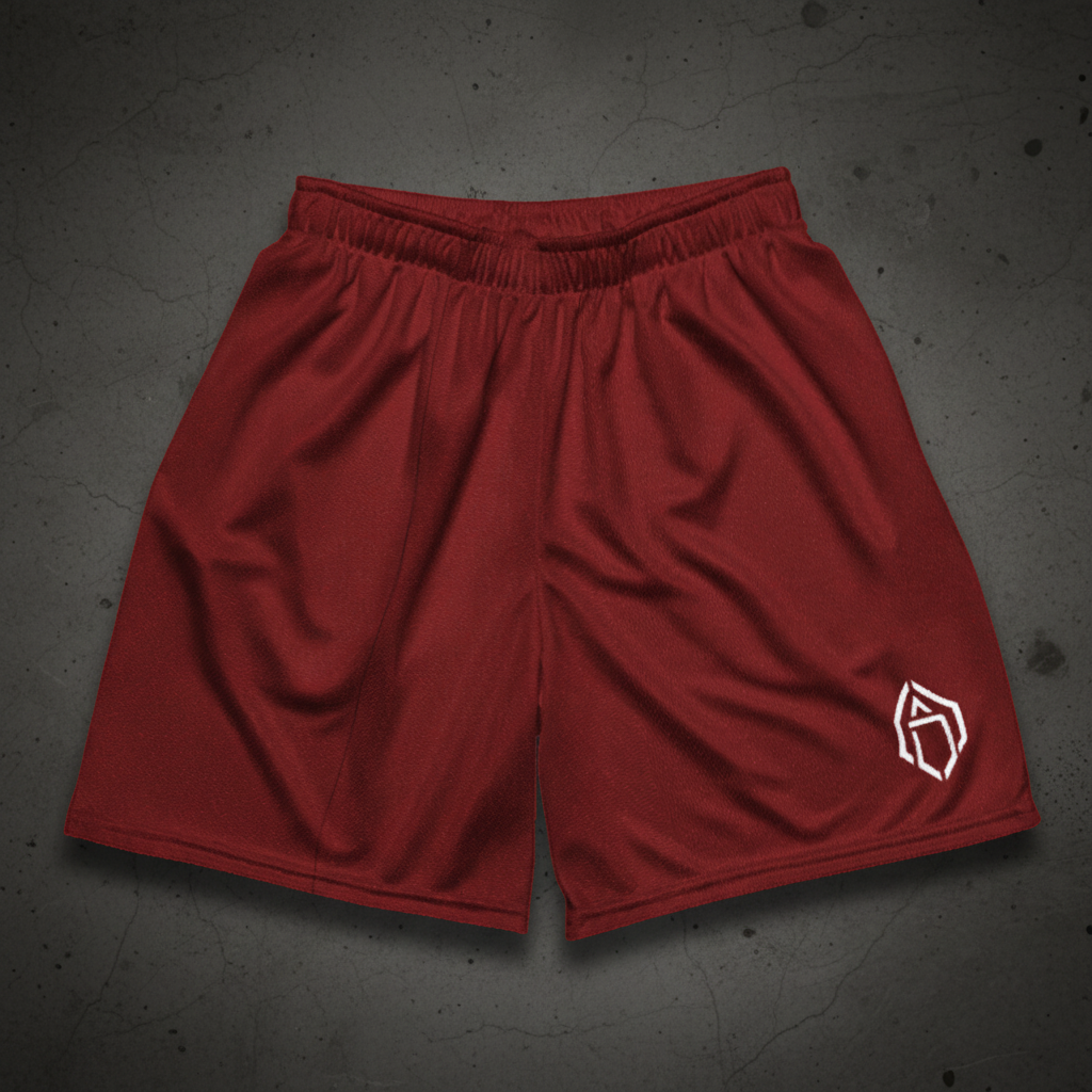 Forged Red Training Shorts