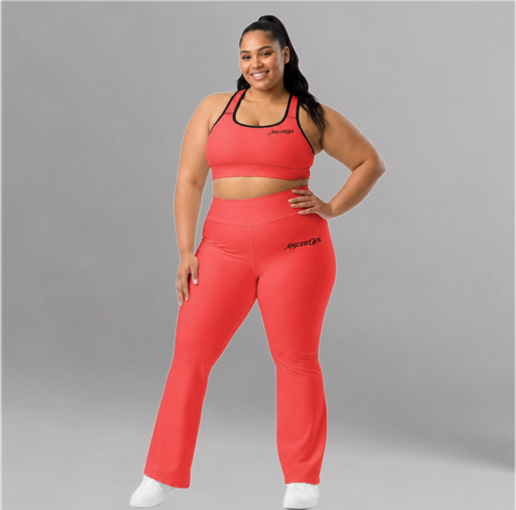 Athletic Crossed Back Sports Bra