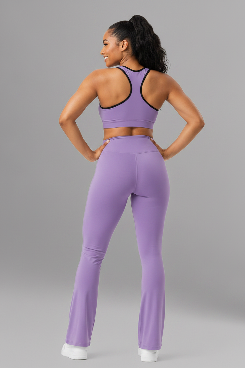 Athletic Crossed Back Sports Bra