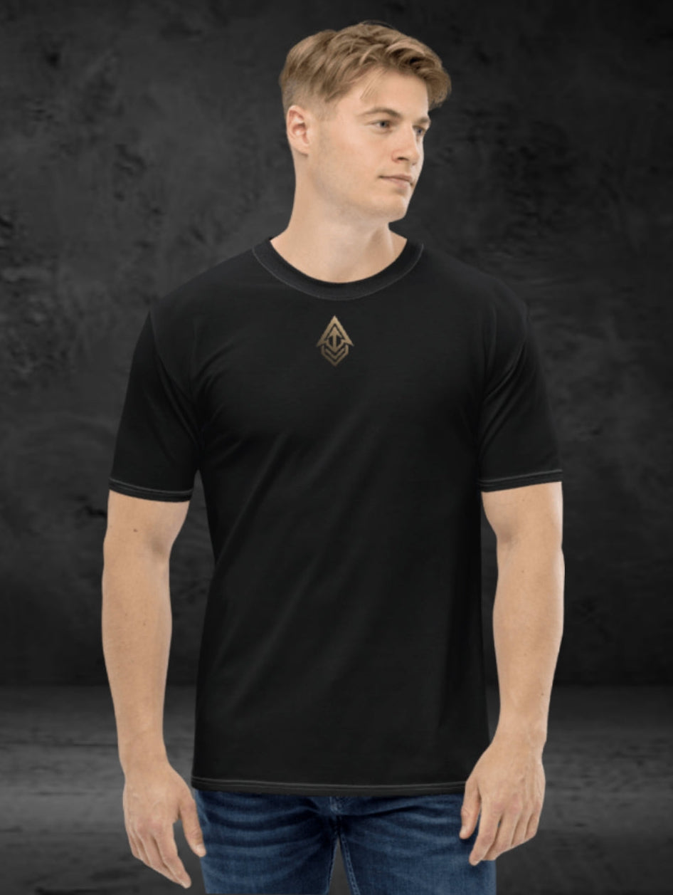 Men's Black Athletic Tee