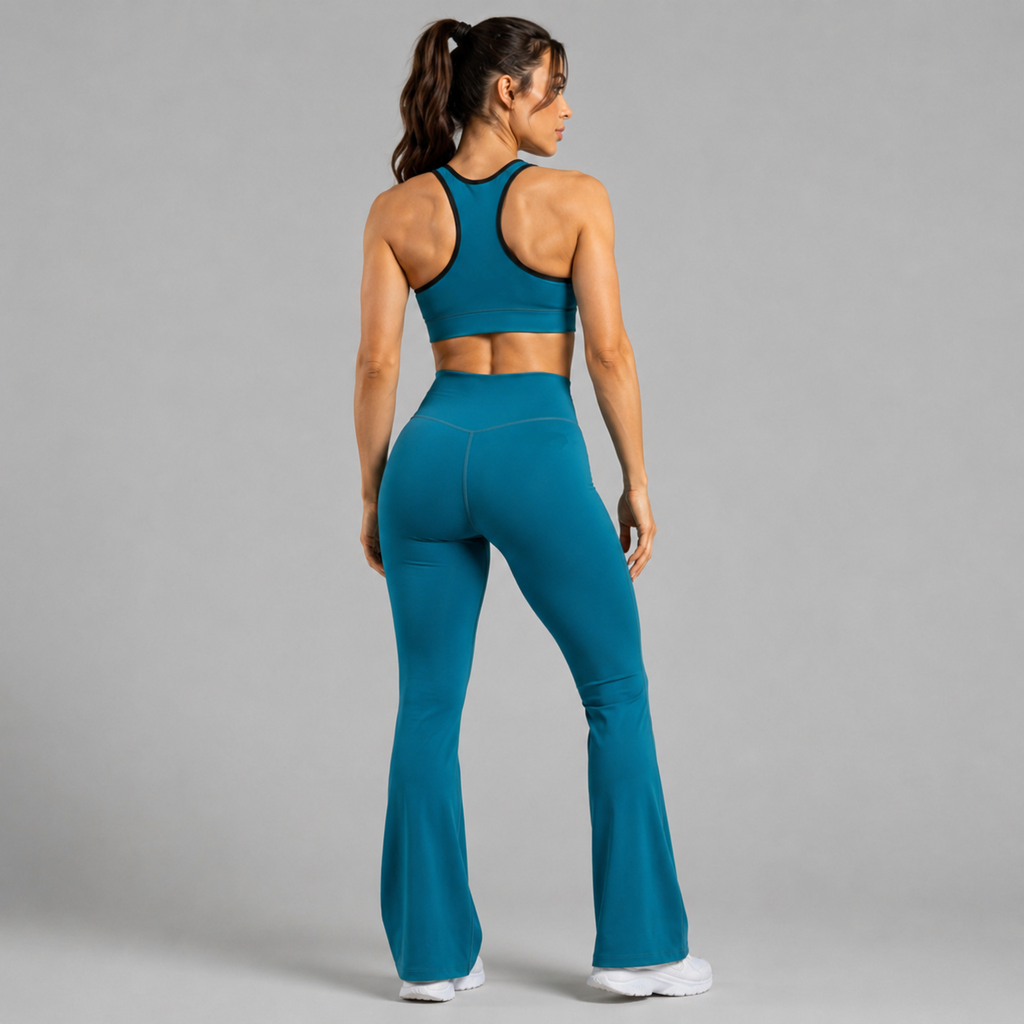 Athletic Crossed Back Sports Bra