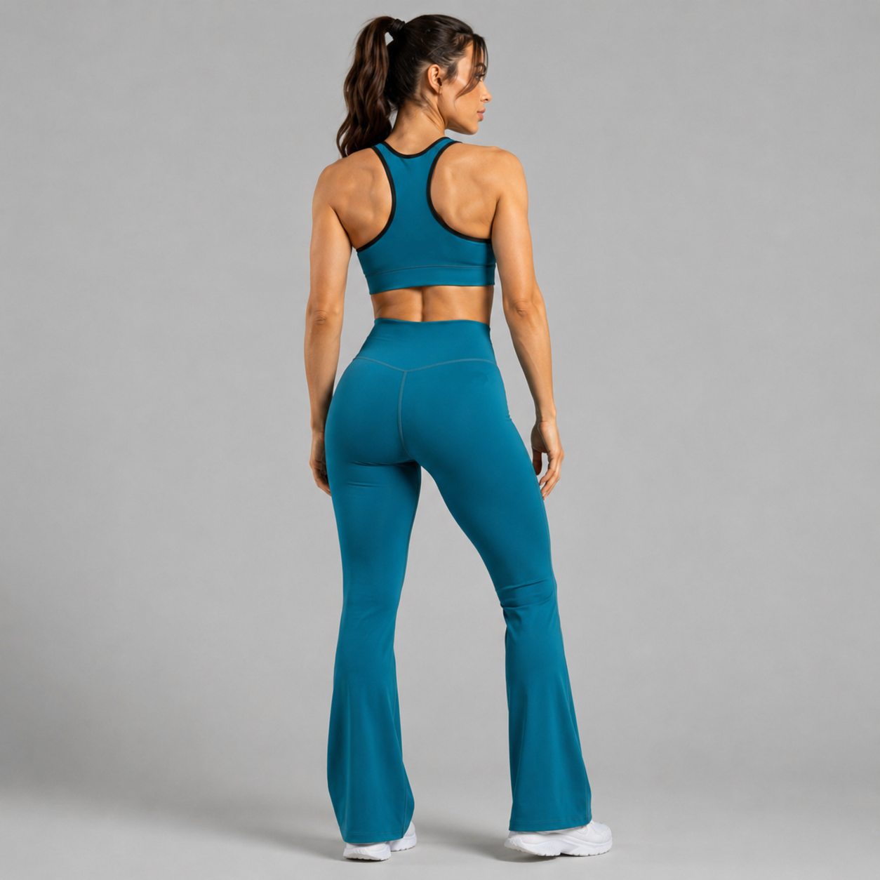 Athletic Crossed Back Sports Bra
